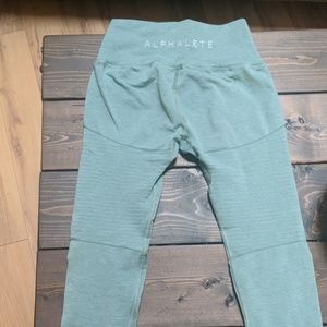Jade green alphalete revival leggings